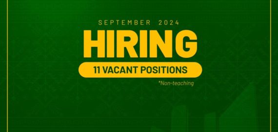 Hiring 11 Vacant Positions