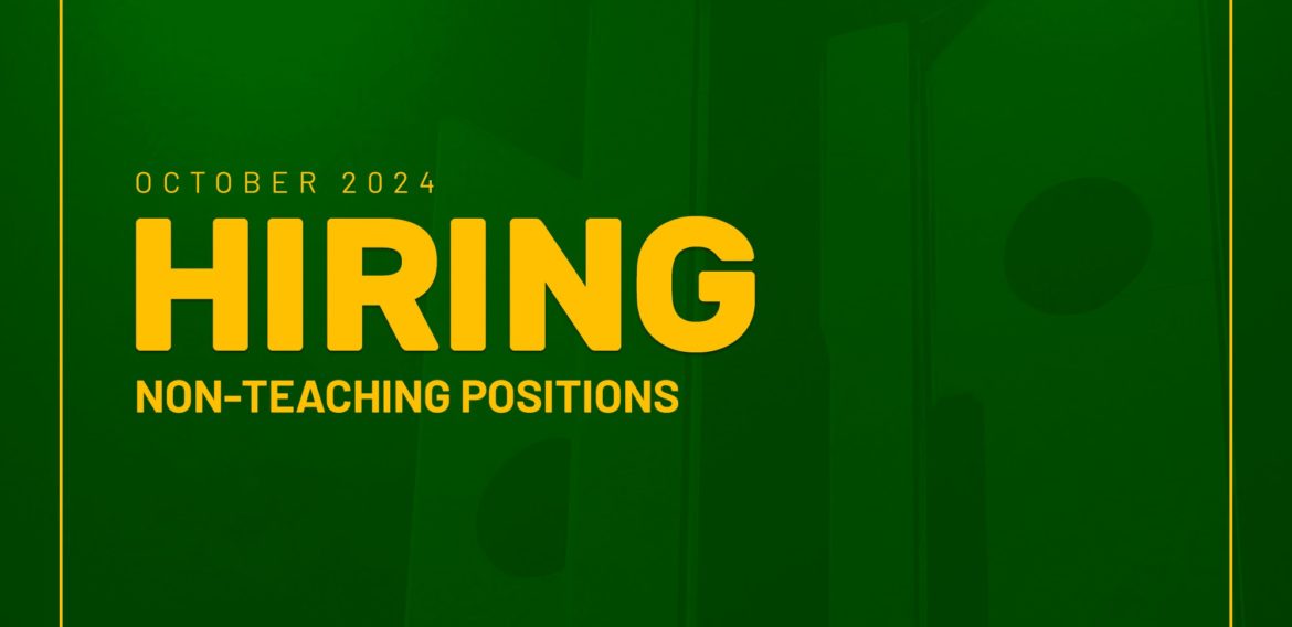 October Hiring Non-Teaching Positions