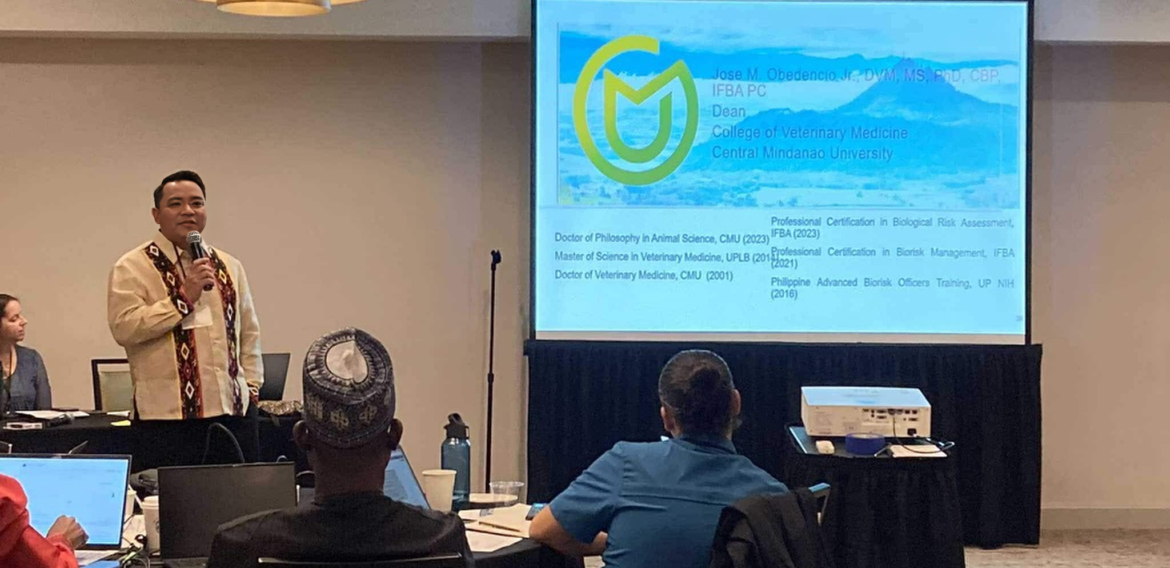 CMU-CVM dean advances biosafety education at global conference