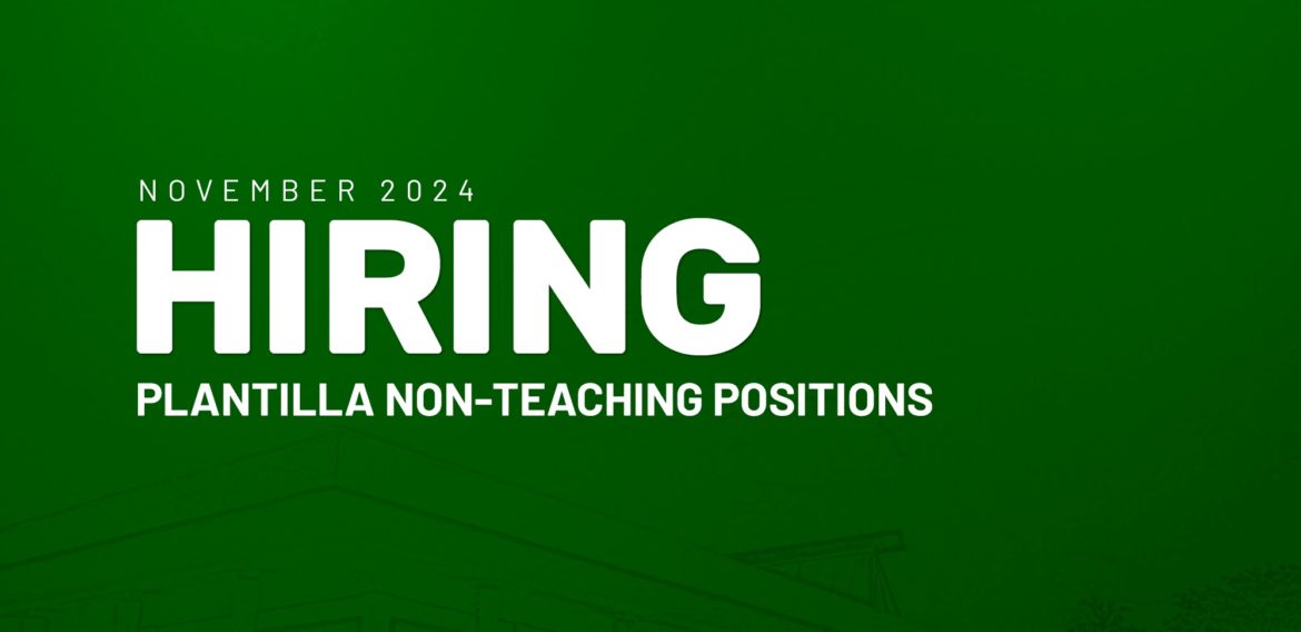 HIRING of PLANTILLA Non-Teaching Positions