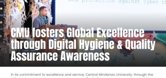 CMU fosters Global Excellence through Digital Hygiene & Quality Assurance Awareness