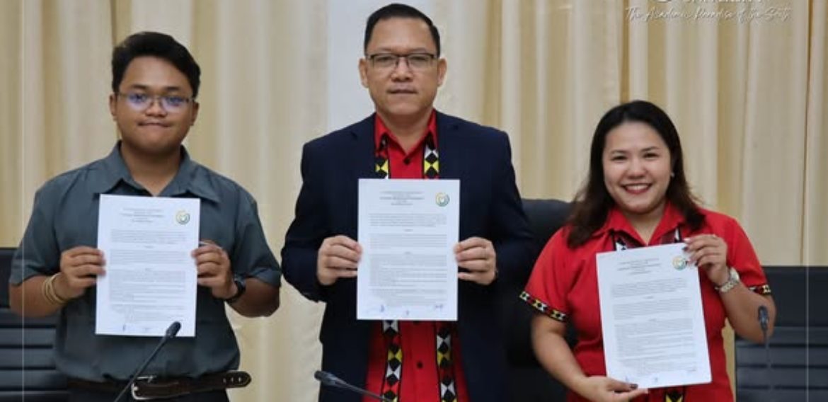 CMU Signed Memorandum of Agreement (MOA) with Mr. Cliff Amadeus Evangelio