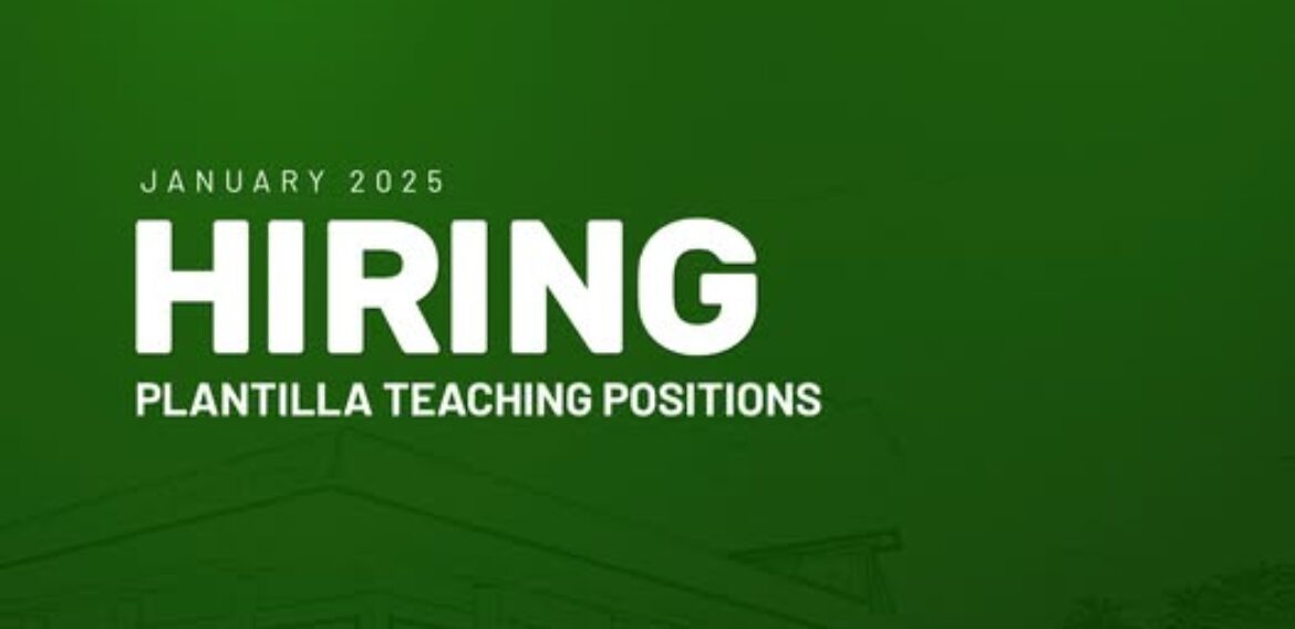 Teaching Plantilla Positions