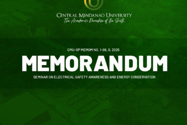 [MEMORANDUM] CMU-OP MEMO NO. 1-98, S. 2025 Seminar On Electrical Safety Awareness And Energy Conservation
