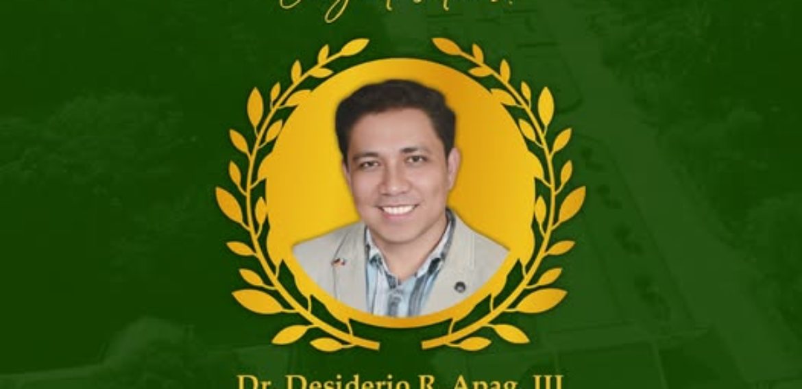 Appointed New Commissioner of the Commission on Higher Education 𝗗𝗿. 𝗗𝗲𝘀𝗶𝗱𝗲𝗿𝗶𝗼 𝗥. 𝗔𝗽𝗮𝗴, 𝗜𝗜𝗜