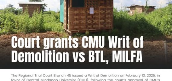 𝗖𝗼𝘂𝗿𝘁 𝗴𝗿𝗮𝗻𝘁𝘀 𝗖𝗠𝗨 𝗪𝗿𝗶𝘁 𝗼𝗳 𝗗𝗲𝗺𝗼𝗹𝗶𝘁𝗶𝗼𝗻 𝘃𝘀 𝗕𝗧𝗟, 𝗠𝗜𝗟𝗙𝗔