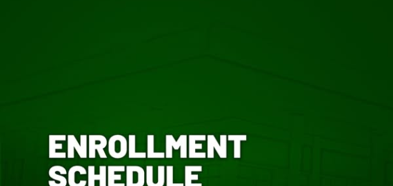 Enrollment Schedule for the Second Semester, AY 2024-2025