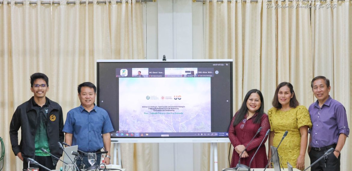 CMU, UGM Strengthen Partnership in Biodiversity Conservation Webinar