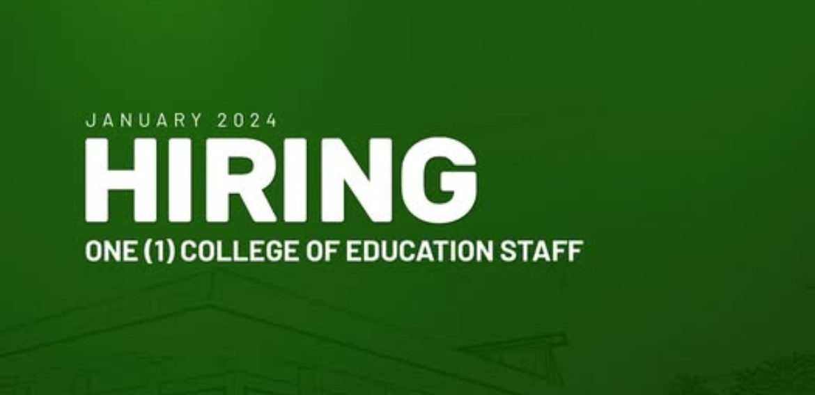 The College of Education needs one Office Staff