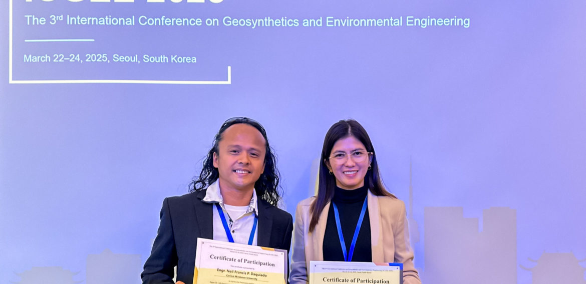 CMU faculty share Eco-Cement Research at ICGEE 2025 in South Korea