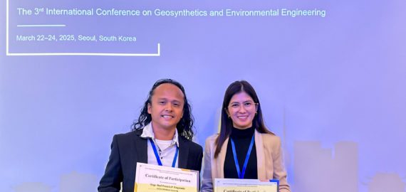 CMU faculty share Eco-Cement Research at ICGEE 2025 in South Korea