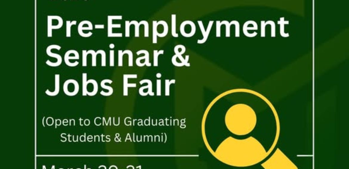 Annual Pre-Employment Seminar and Jobs Fair on March 20-21, 2025