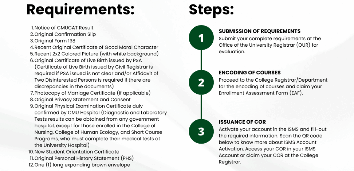 ONSITE ENROLLMENT FOR NEW FIRST YEAR UND ERGRADUATE STUDENTS