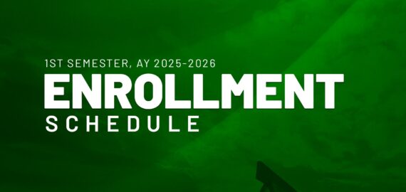 Enrollment Schedule 1st Sem, AY 2025-2026