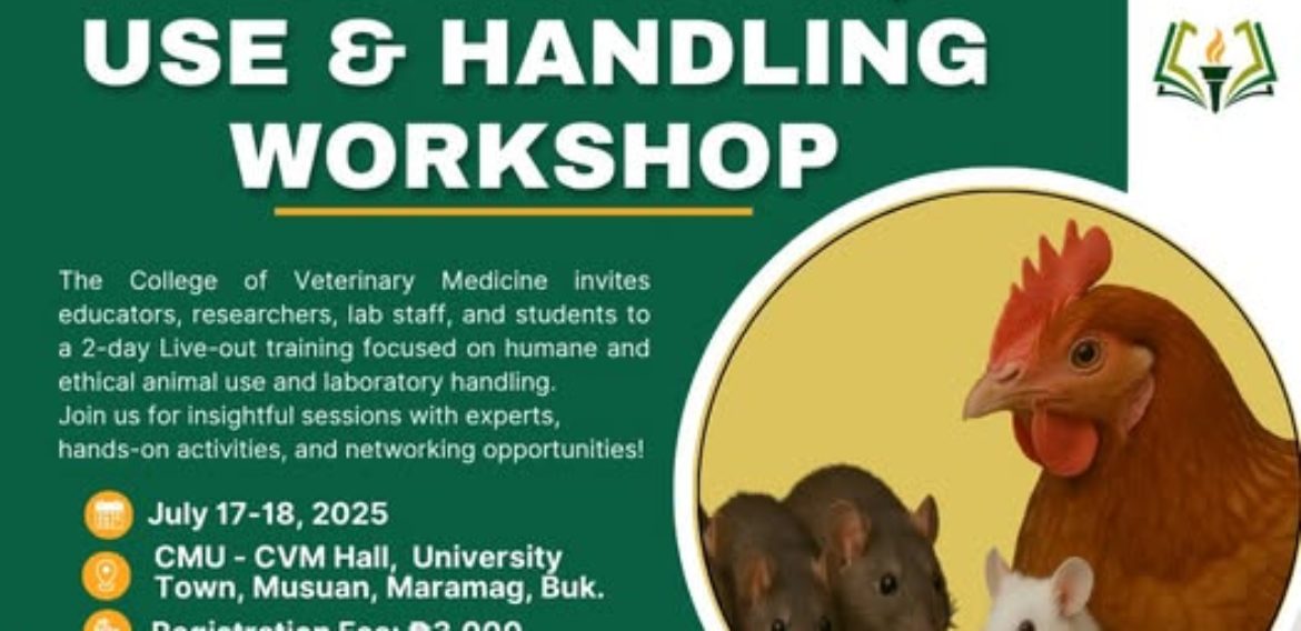Animal Care, Use and Handling Workshop