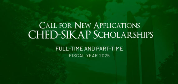 Call for New CHED-SIKAP Applications for Scholarships (Fiscal Year 2025)