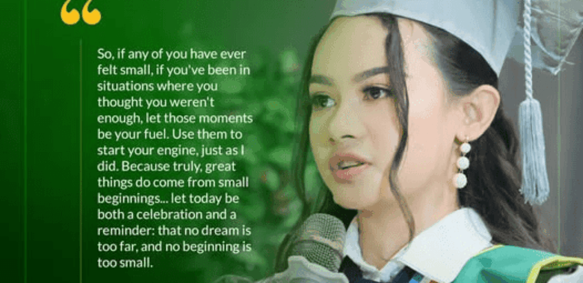 𝐂𝐌𝐔𝐋𝐇𝐒 𝟕𝟏𝐬𝐭 𝐂𝐨𝐦𝐦𝐞𝐧𝐜𝐞𝐦𝐞𝐧𝐭 𝐄𝐱𝐞𝐫𝐜𝐢𝐬𝐞𝐬 Class Salutatorian