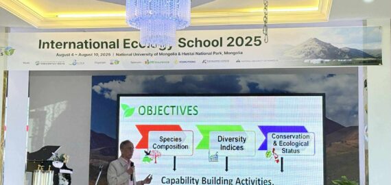 CMU Professor Emeritus speaks at 2025 Int’l Ecology School in Mongolia