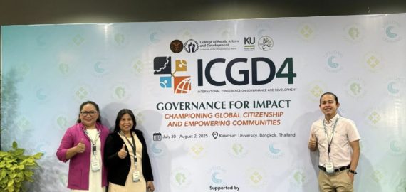 CMU Agribiz faculty shine at Int’l GovDev Conference in Thailand