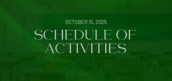 Faculty Conference Schedule of Activities