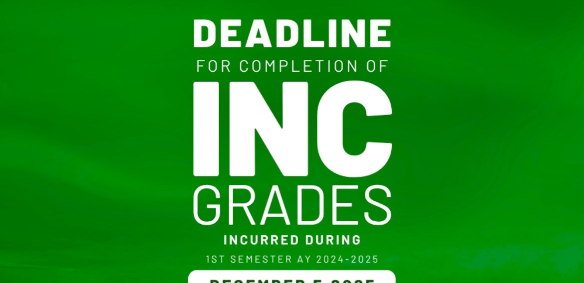 Deadline for Completion of Incomplete Grades
