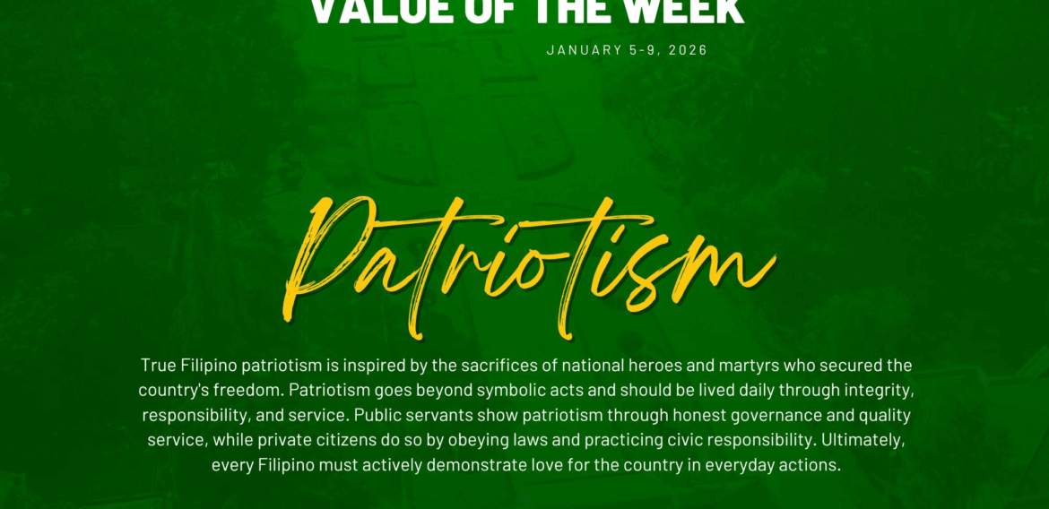 VALUE OF THE WEEK: PATRIOTISM
