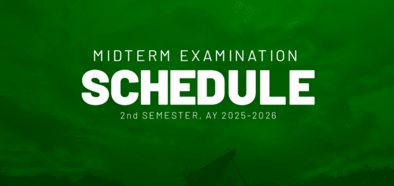 Mid term Examination Schedule [2nd Semester, AY 2025-2026]