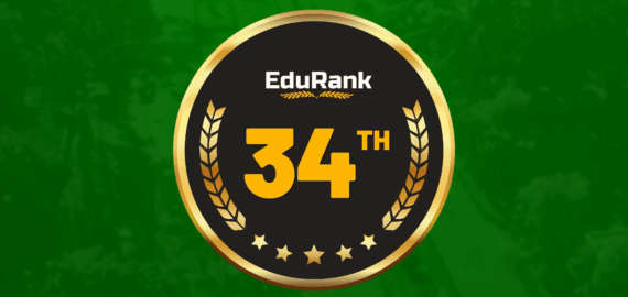 Central Mindanao University 34th rank in the Philippines