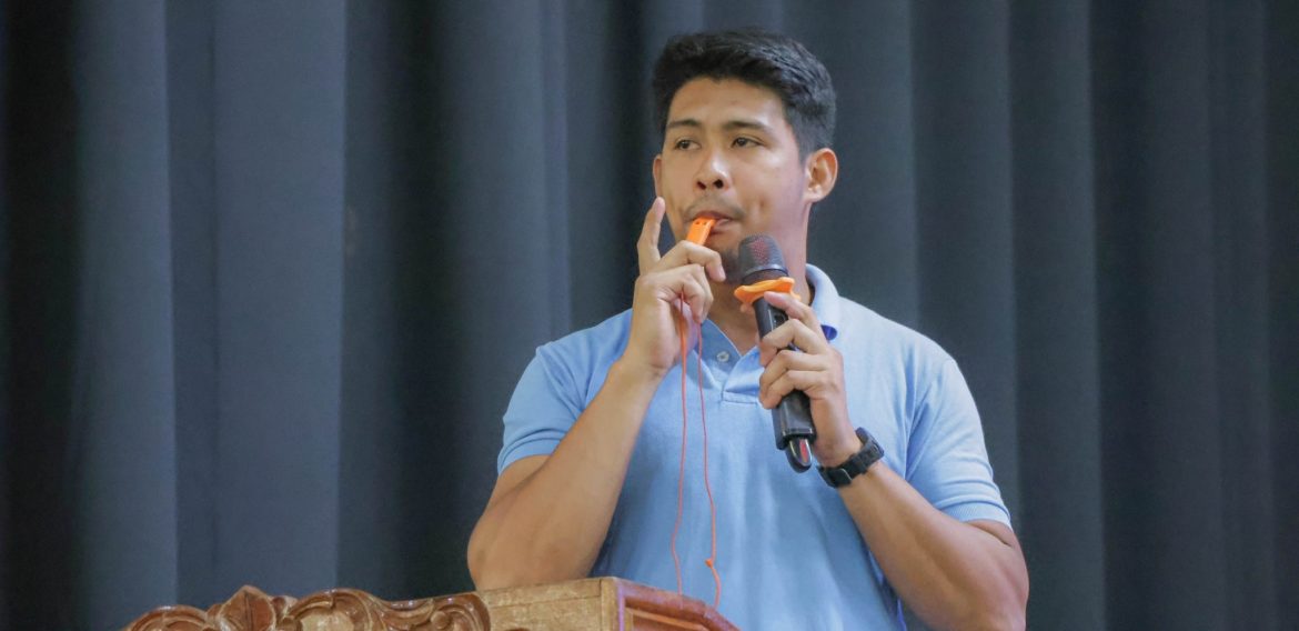CMU promotes safety awareness through “Whistle for Safety” orientation