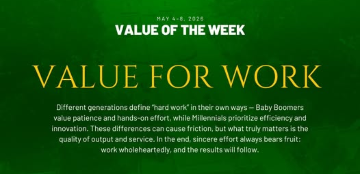 VALUE OF THE WEEK | May 4-8, 2026