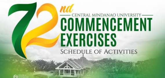 [LOOK] Schedule of Activities for the 72nd Commencement Exercises