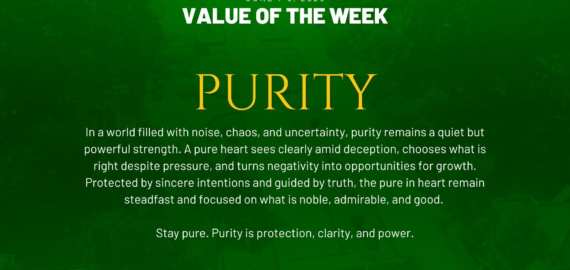 VALUE OF THE WEEK | June 1–5, 2026 | PURITY
