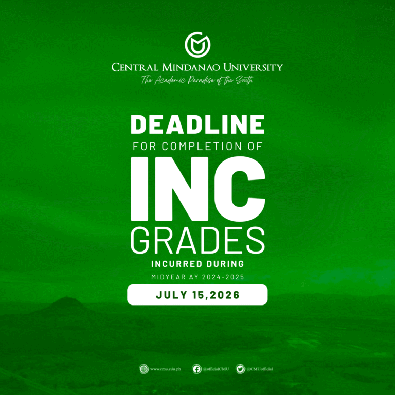Deadline for Completion of Incomplete Grades -Midyear 2025