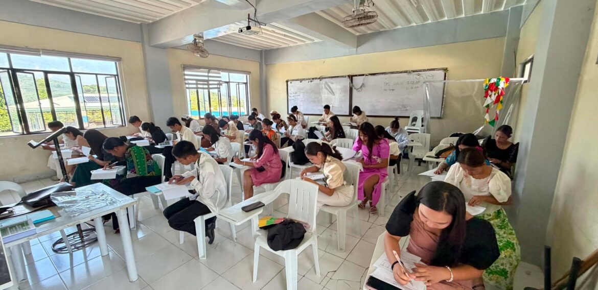 CMU conducts pilot testing of updated admission test at Siquijor State College