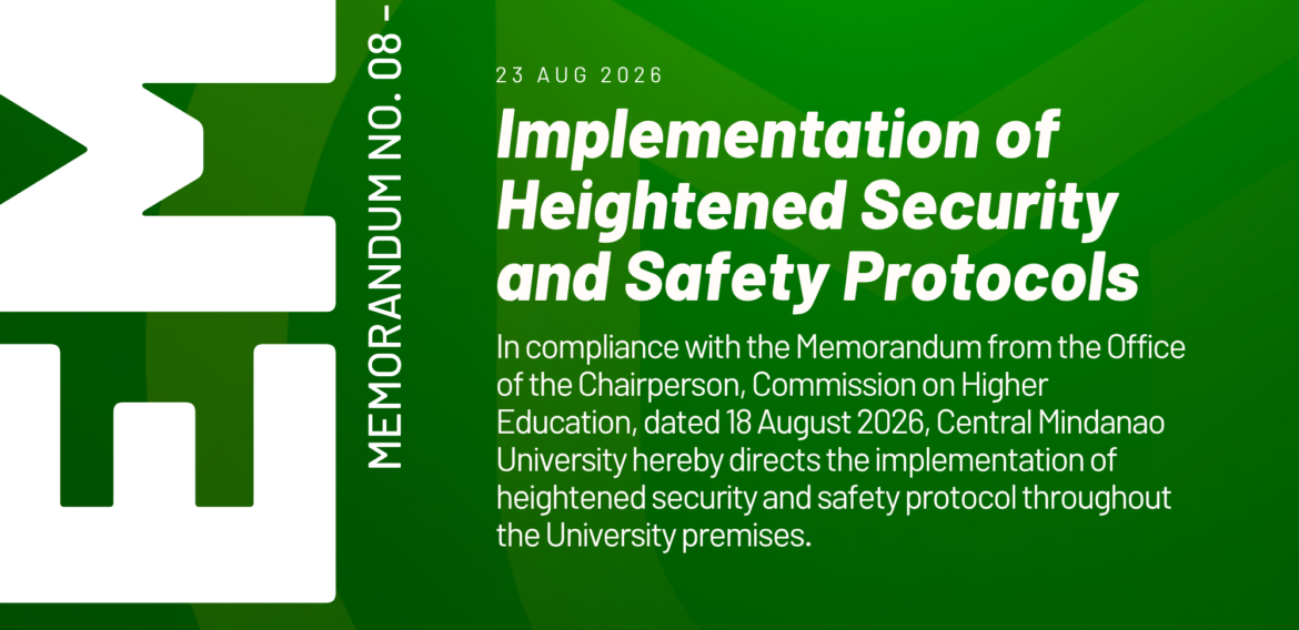 [MEMO] Implementation of Heightened Security and Safety Protocols