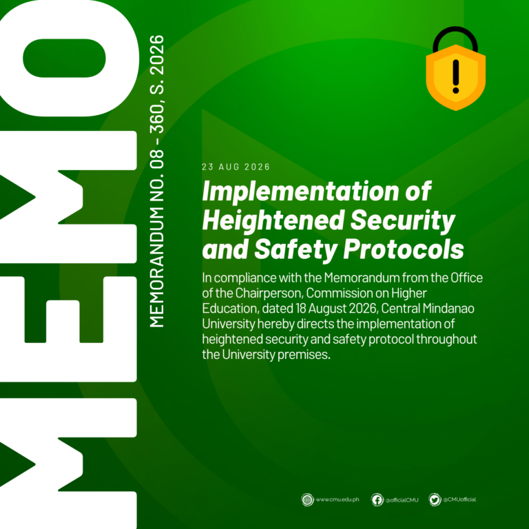 [MEMO] Implementation of Heightened Security and Safety Protocols