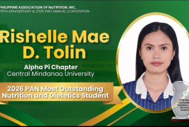 CMU earns 2026 Most Outstanding Nutrition and Dietetics Student award
