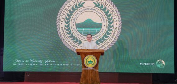 Pres. Eballe delivers 3rd State of the University Address
