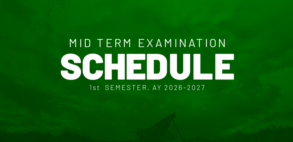 SEPTEMBER 2026 MIDTERM SCHEDULE