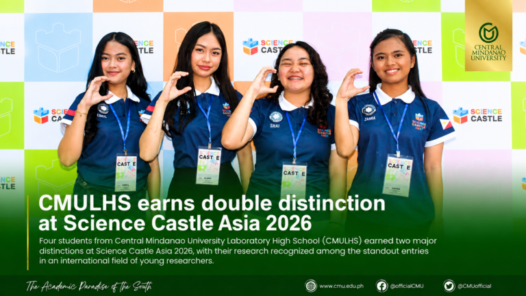 CMULHS earns double distinction at Science Castle Asia 2026