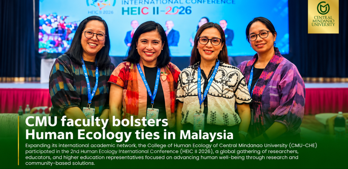 CMU faculty bolsters Human Ecology ties in Malaysia