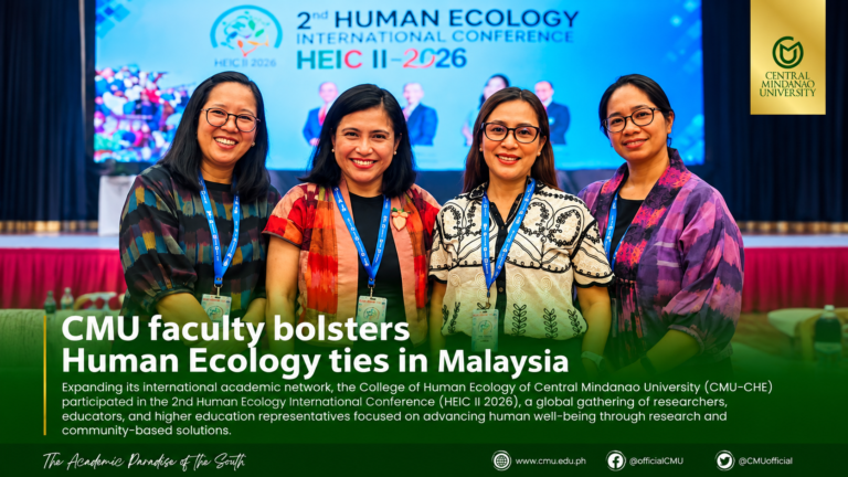 CMU faculty bolsters Human Ecology ties in Malaysia