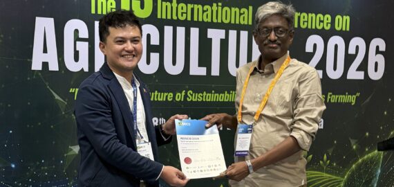 CMU faculty presents rice mechanization study at AGRICO 2026 in Bali