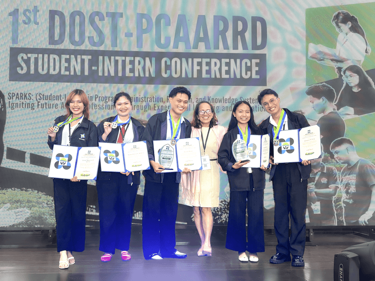 CMU DevCom interns earn top honors at first DOST-PCAARRD Student-Intern Conference