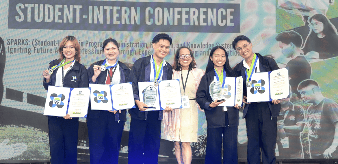 CMU DevCom interns earn top honors at first DOST-PCAARRD Student-Intern Conference
