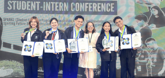 CMU DevCom interns earn top honors at first DOST-PCAARRD Student-Intern Conference