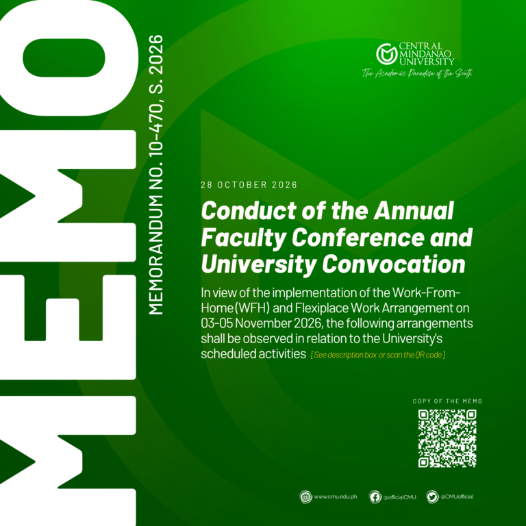 Conduct of the Annual Faculty Conference and University Convocation