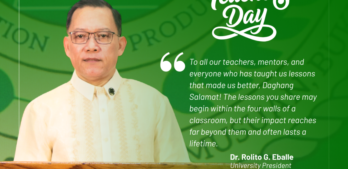 WORLD TEACHERS’ DAY 2026 MESSAGE